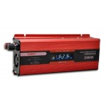 Инвертор (преобразователь) 12V-220V 2000W LCD дисплей